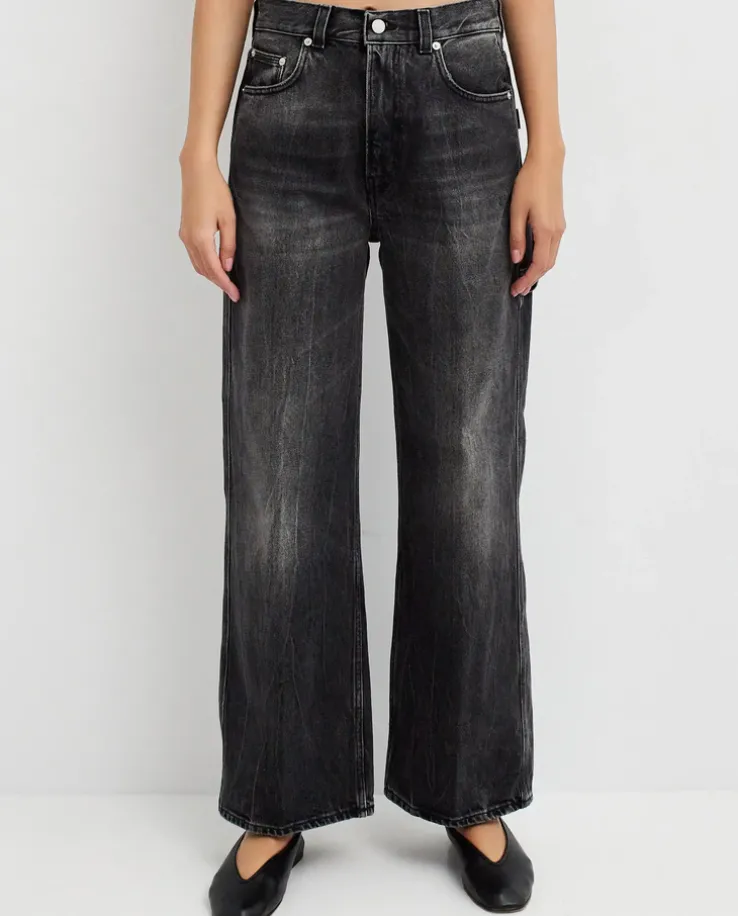 Czarne jeansy Korea Asian Fit
