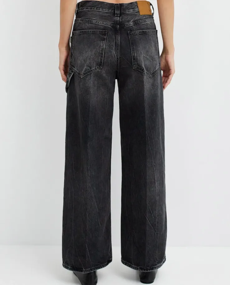 Czarne jeansy Korea Asian Fit
