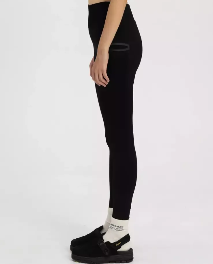 Czarne legginsy seamless