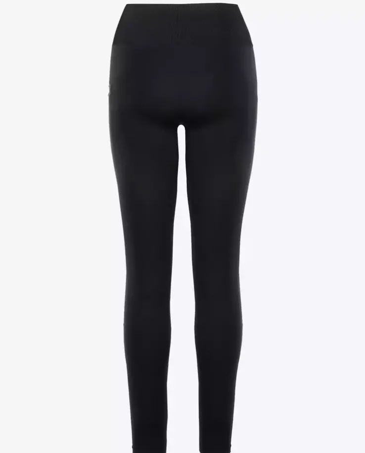 Czarne legginsy seamless