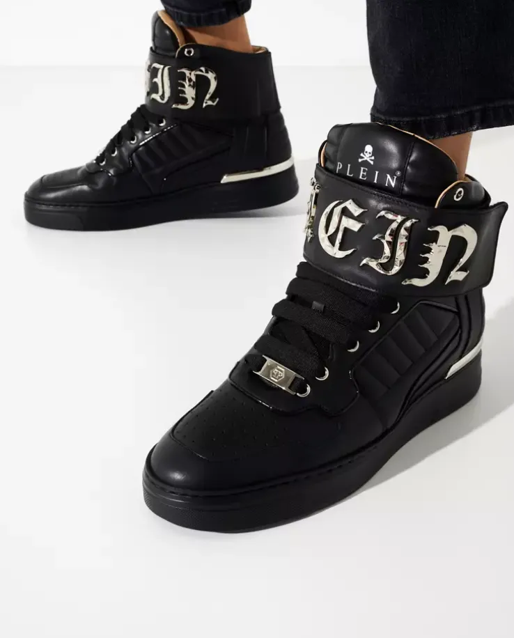 Czarne sneakersy Hi-Top Gothic