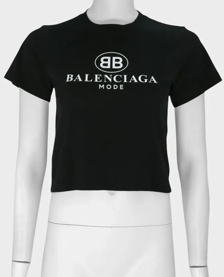 Czarny bawełniany t-shirt