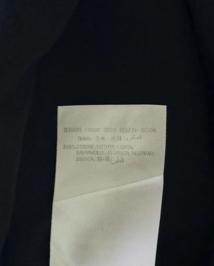 Czarny bawełniany t-shirt