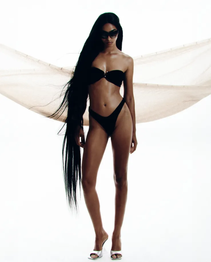 Czarny dół od bikini Iris