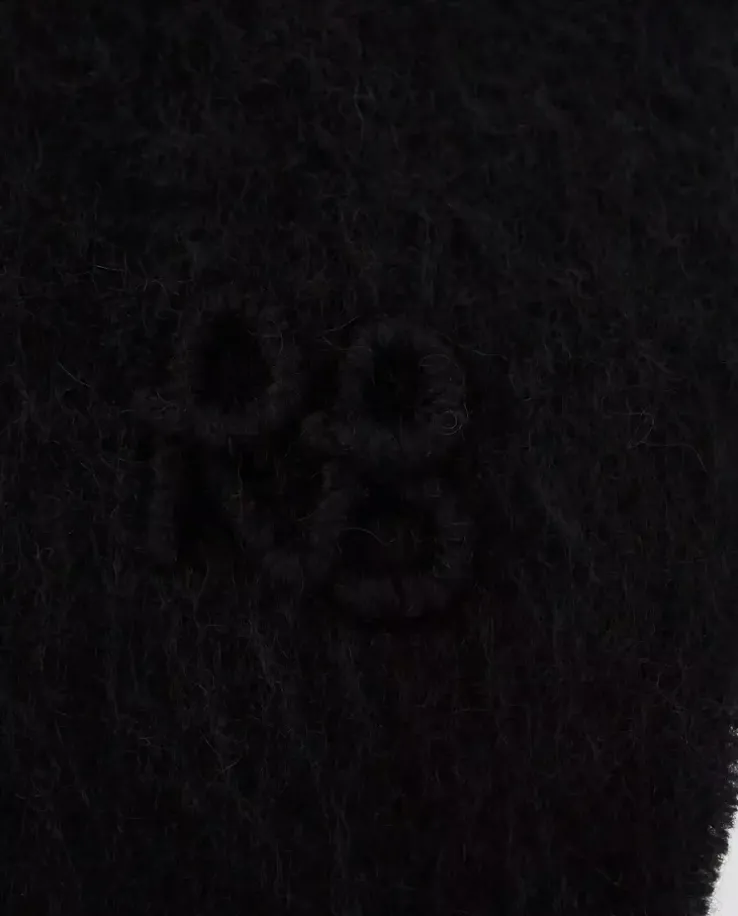 Czarny szalik z logo max