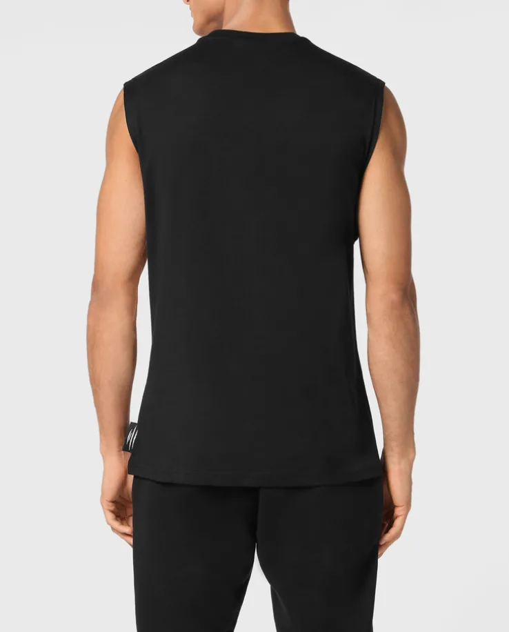 Czarny tank top