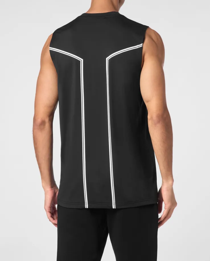 Czarny tank top