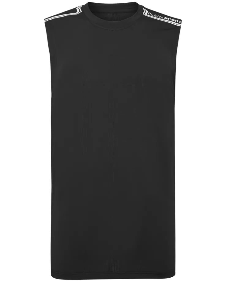 Czarny tank top