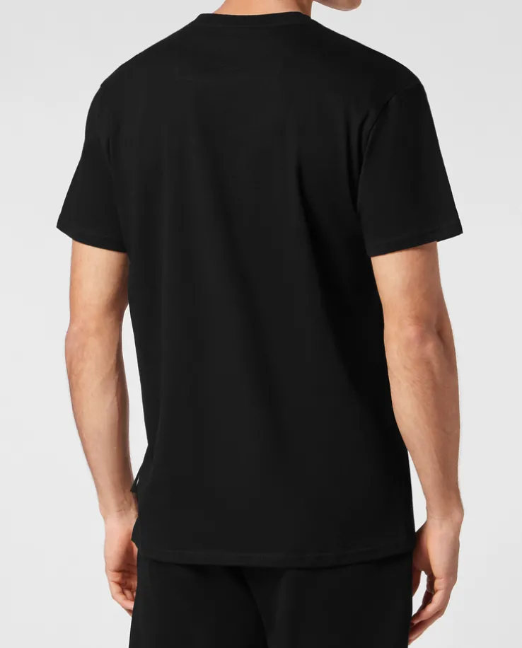 Czarny t-shirt bez rękawów Carbon Tiger