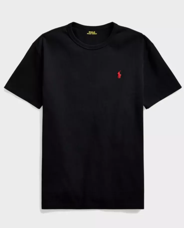 Czarny t-shirt Regular Fit