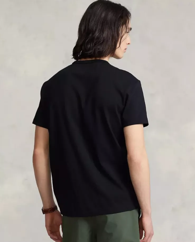 Czarny t-shirt Regular Fit
