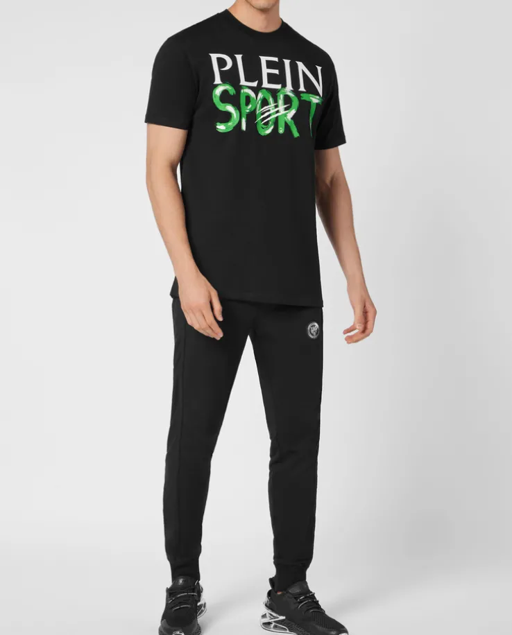 Czarny t-shirt z logo