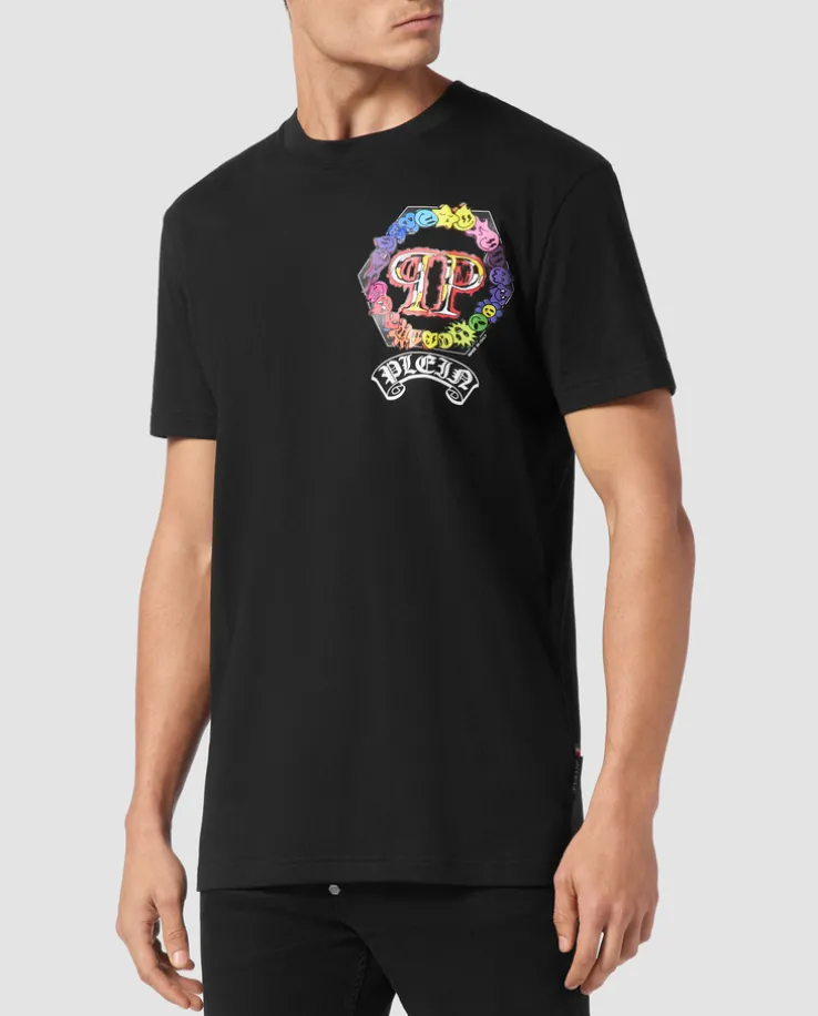 Czarny t-shirt z logo