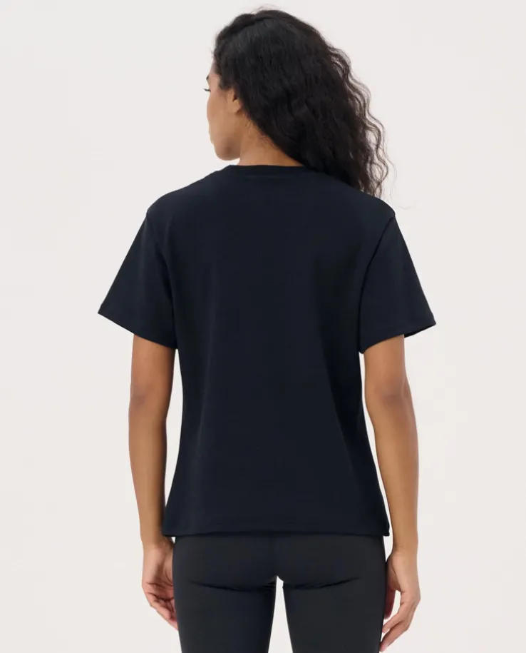 Czarny t-shirt z logo Horizon
