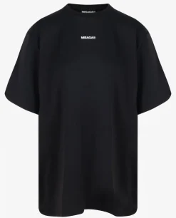 Czarny t-shirt z nadrukiem DASR