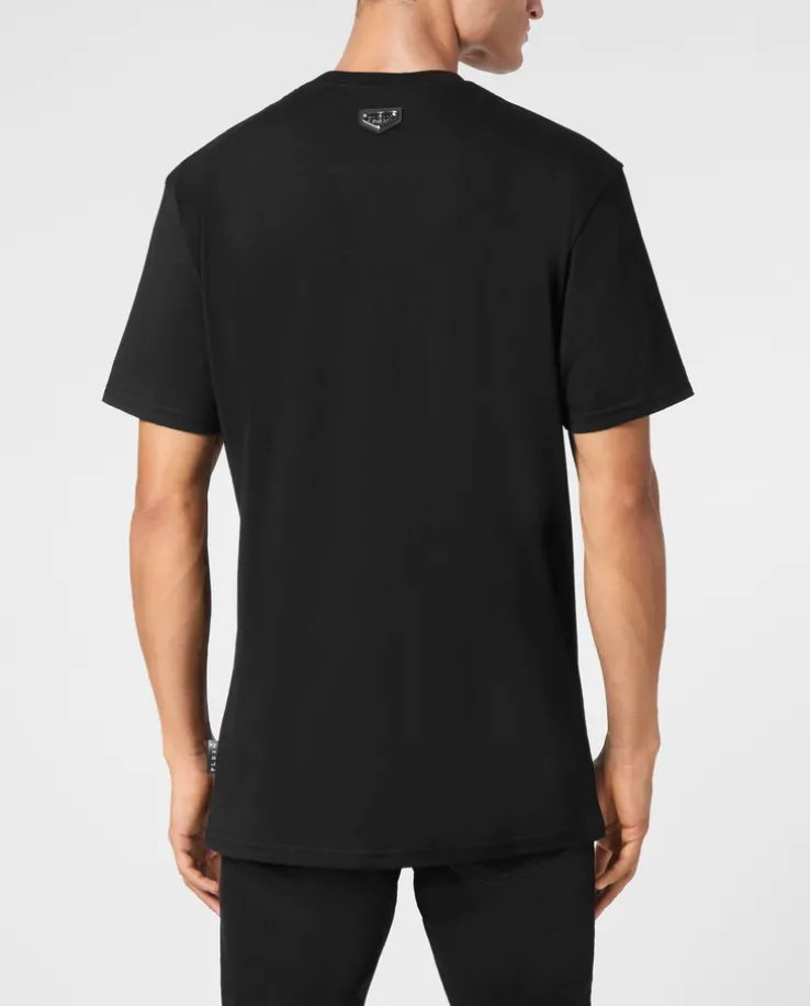 Czarny T-shirt z printem