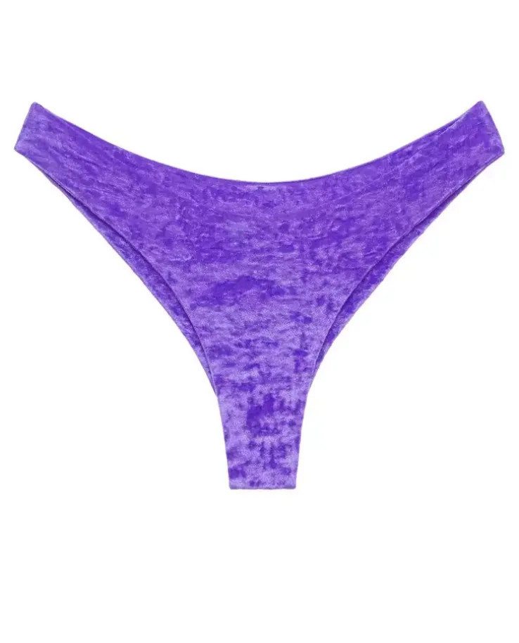 Dół od bikini z weluru Violetto