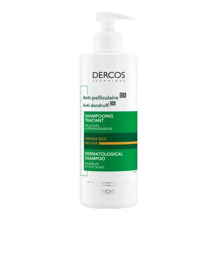 Dercos Anti-Dandruff Shampoo szampon przeciwłupieżowy do włosów suchych 390ml
