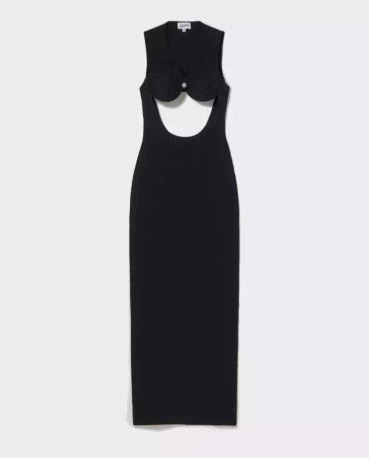 Dopasowana sukienka maxi