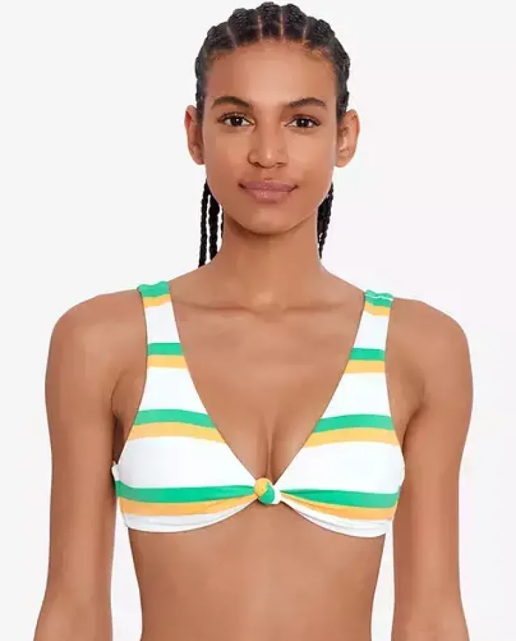 Góra od bikini w paski