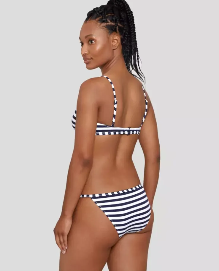 Góra od bikini w paski