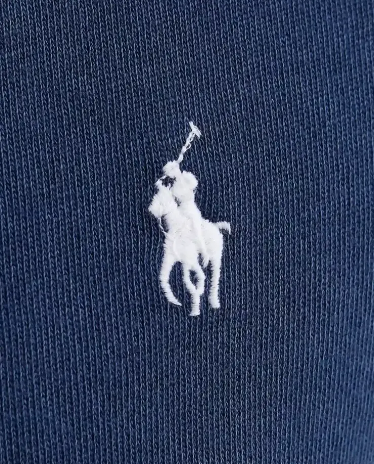 Granatowa bluza z haftowanym logo