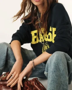 Granatowa bluza z logo Benjamin