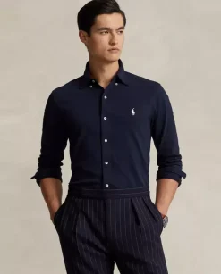 Granatowa koszula Custom Fit