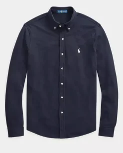 Granatowa koszula Custom Fit