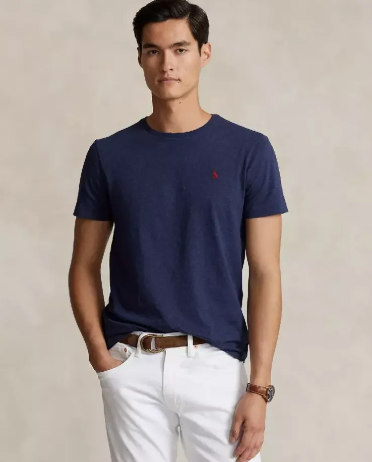 Granatowa koszulka Classic Fit