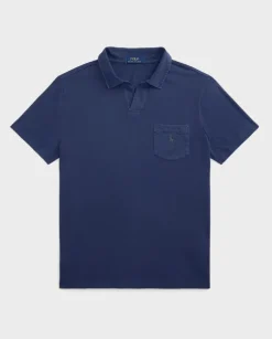Granatowa koszulka polo Standard Fit