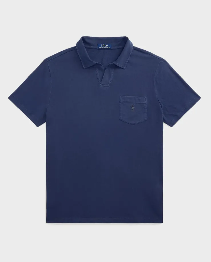 Granatowa koszulka polo Standard Fit