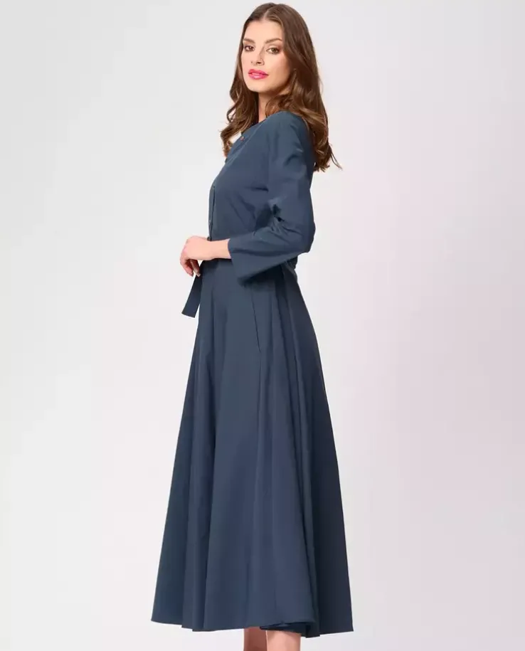 Granatowa maxi sukienka Diana