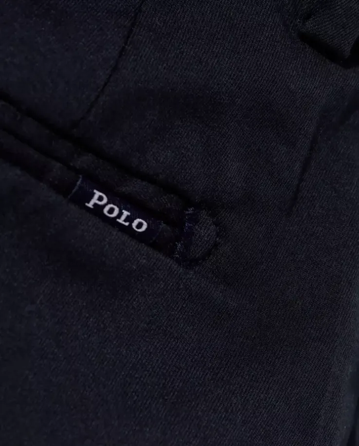 Granatowe spodenki Chino