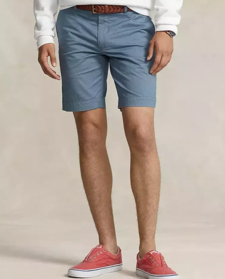 Granatowe spodenki Chino Slim Fit