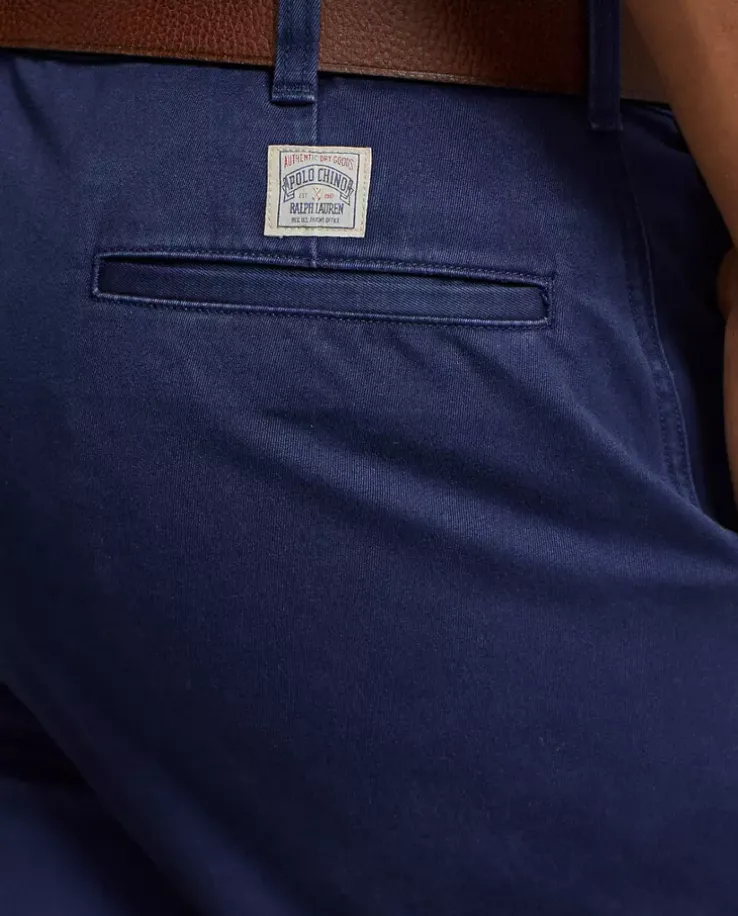 Granatowe spodnie Chino