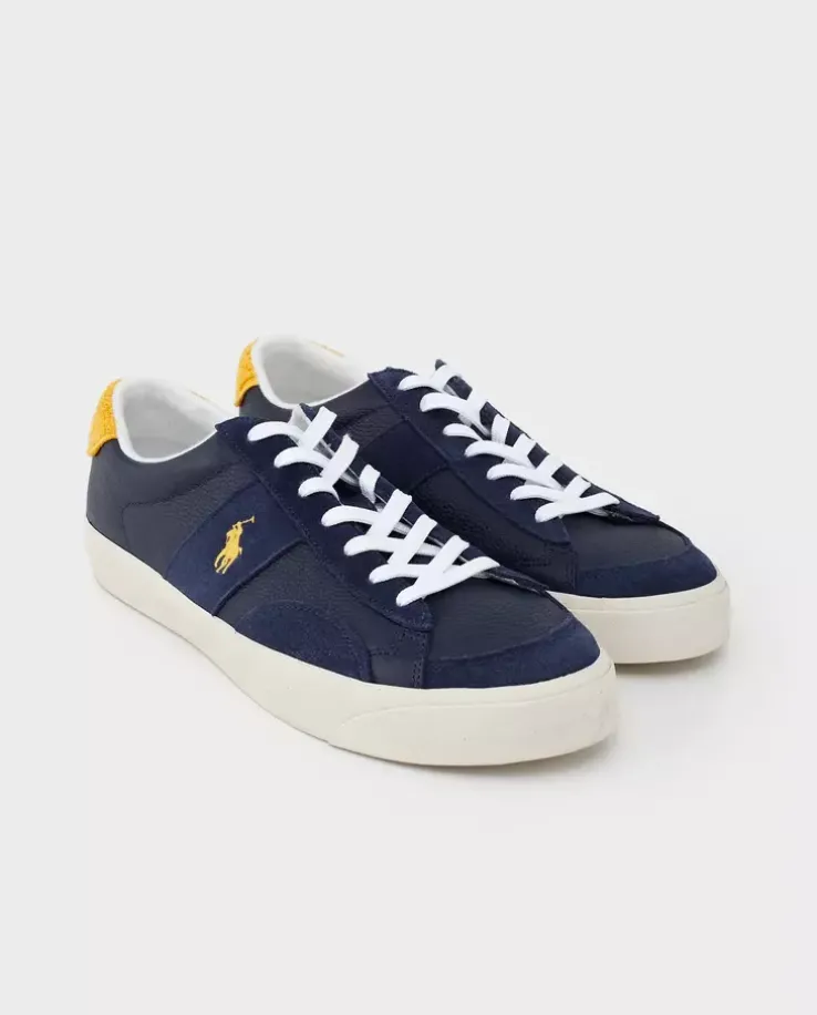 Granatowe trampki z logo Sayer Sport