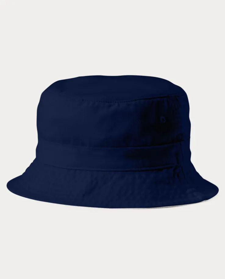 Granatowy kapelusz Bucket
