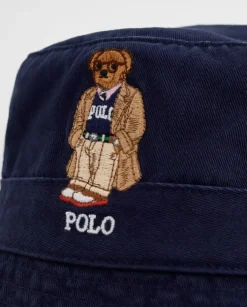 Granatowy kapelusz Polo Bear