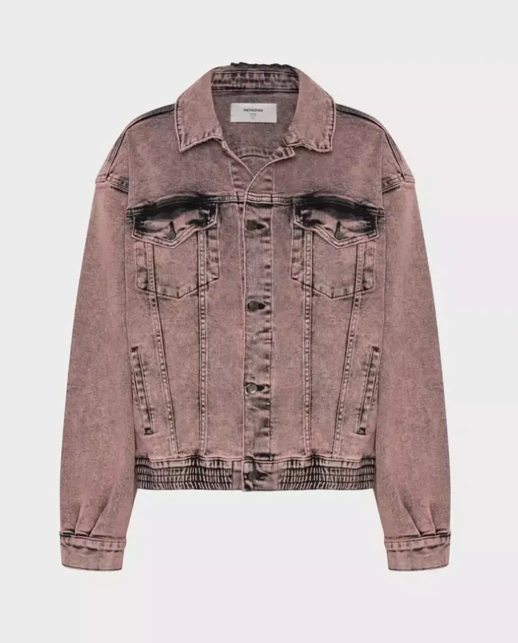 Jeansowa kurtka oversize