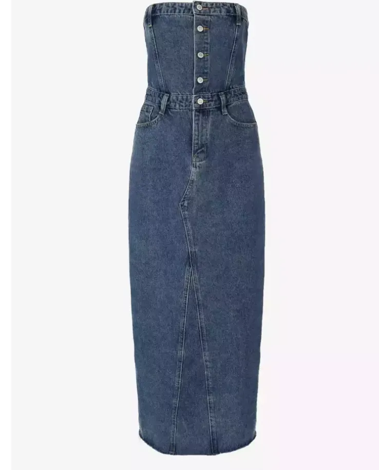 Jeansowa maxi sukienka Cosma