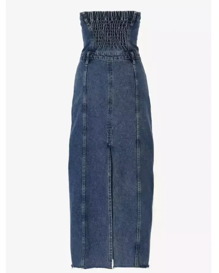 Jeansowa maxi sukienka Cosma