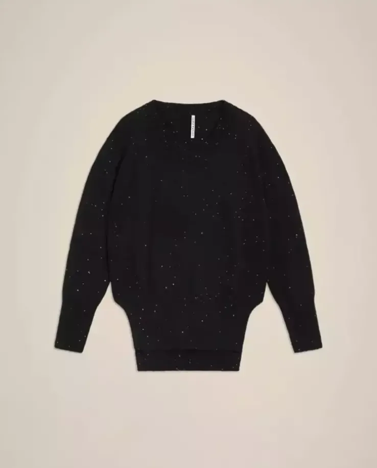 Kaszmirowy sweter z cekinami