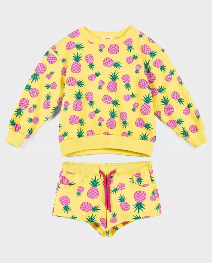 Komplet z printem Sweet Pineapple
