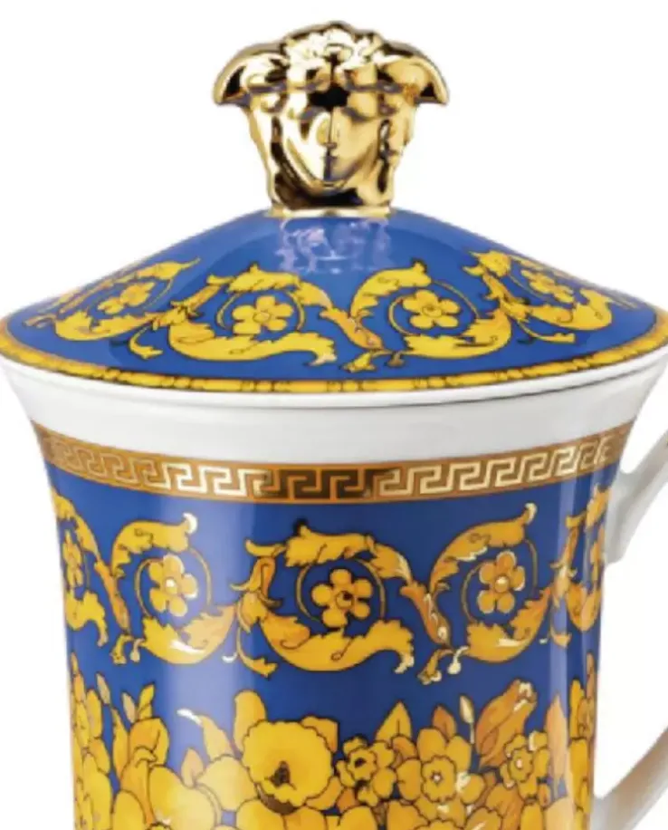Kubek z przykrywką Floralia Blue