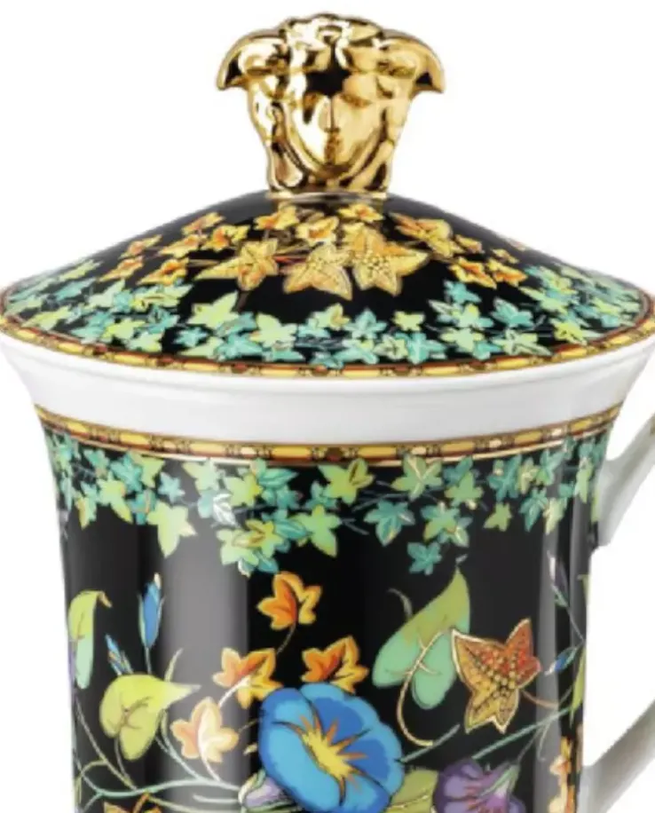 Kubek z przykrywką Gold Ivy