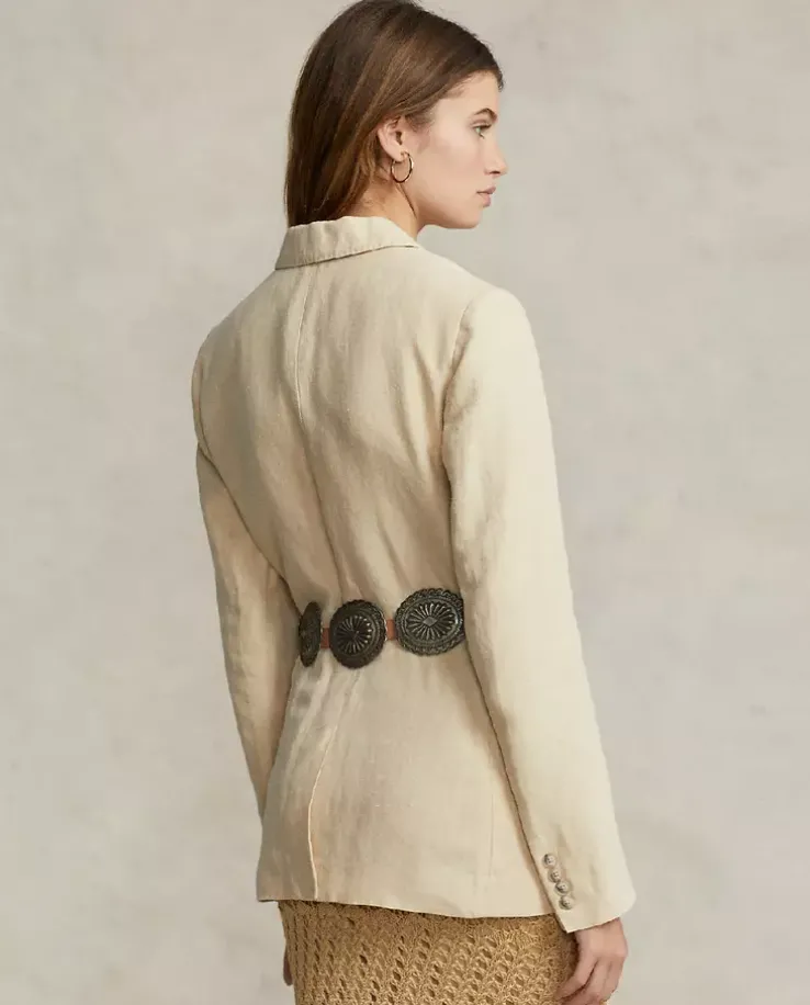 Lniana marynarka Relaxed Fit