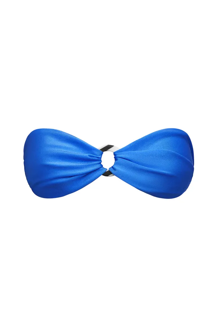 Niebieski top od bikini Bonbon Blue