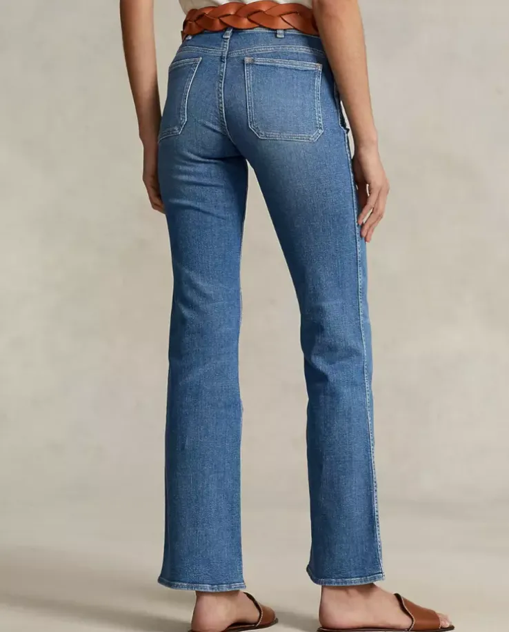 Niebieskie jeansy Boot Jean
