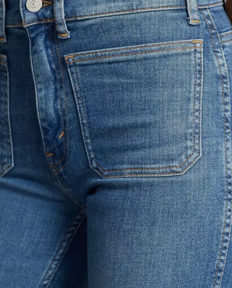Niebieskie jeansy Boot Jean
